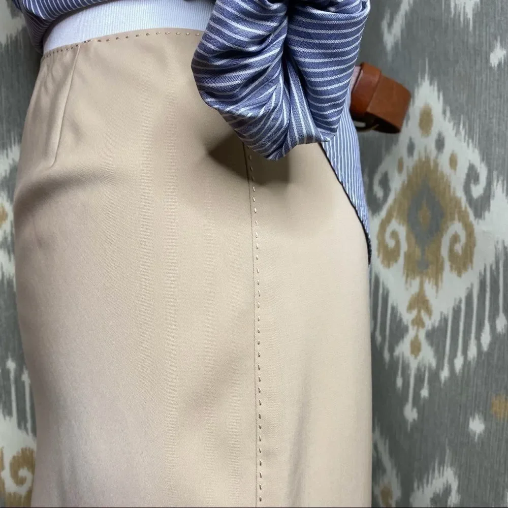 Ralph Lauren Collection Hudson Wool Pencil Skirt